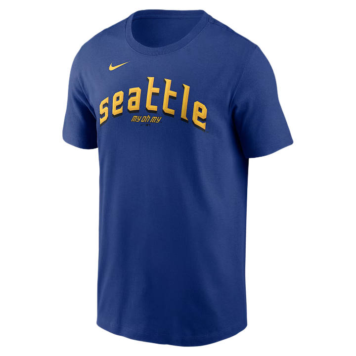 Nike Nike X MLB T Shirts Men's Cobalt Blue Crew Neck