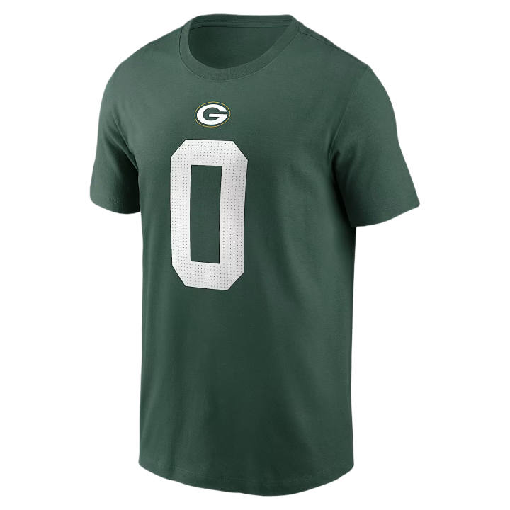 Nike Nike NFL T Shirts Men's Green Crew Neck Moderate