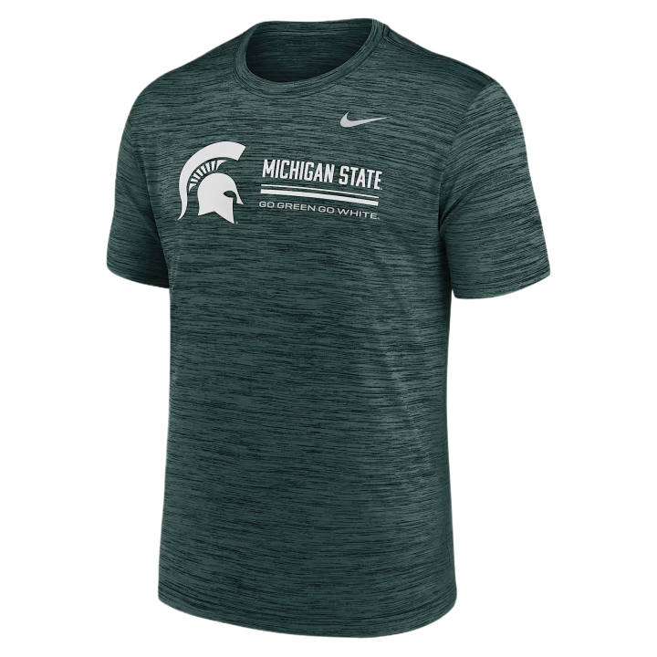 Nike Nike T Shirts Men's Green Crew Neck Moderate
