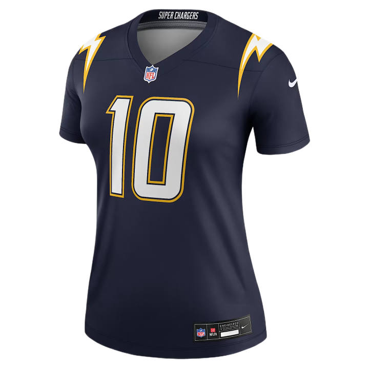 Nike Nike Rugby Jerseys Women's Marine Blue V Neck Moderate