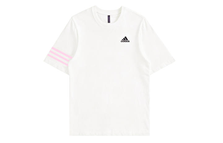 Adidas Adidas MUST HAVES T Shirts Unisex Ecru Crew Neck Moderate Straight Fit