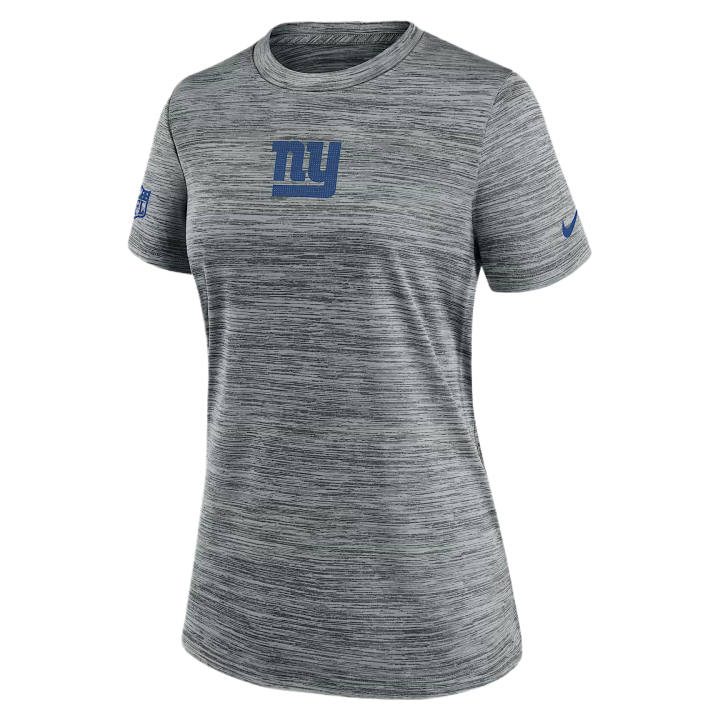 Nike Nike NFL Rugby Jerseys Women's Gray Heather Crew Neck Moderate