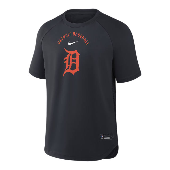 Nike Nike Baseball Jerseys Men's Asphalt Blue Crew Neck Moderate