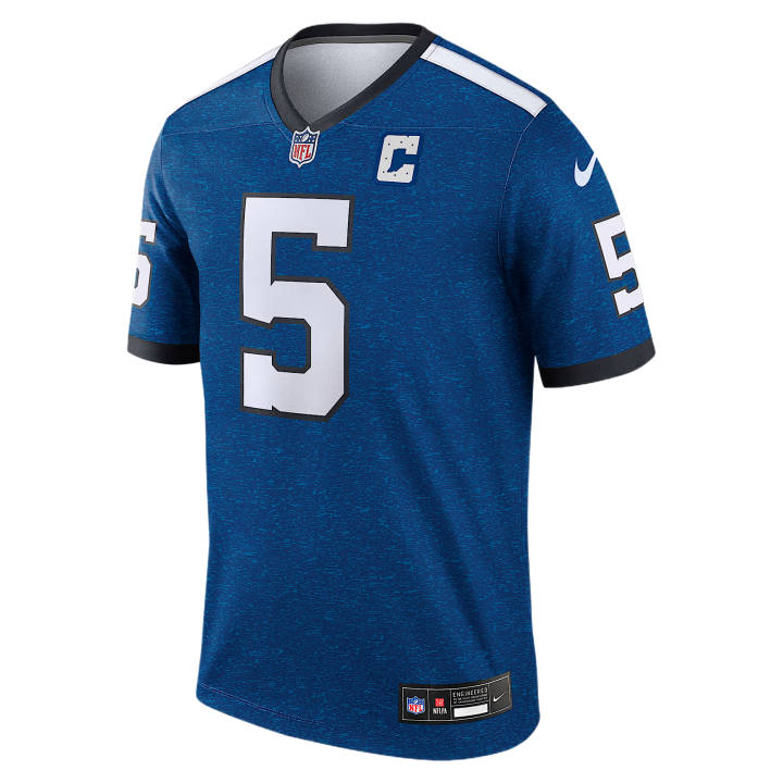 Nike Nike Rugby Jerseys Men's Blue V Neck Moderate