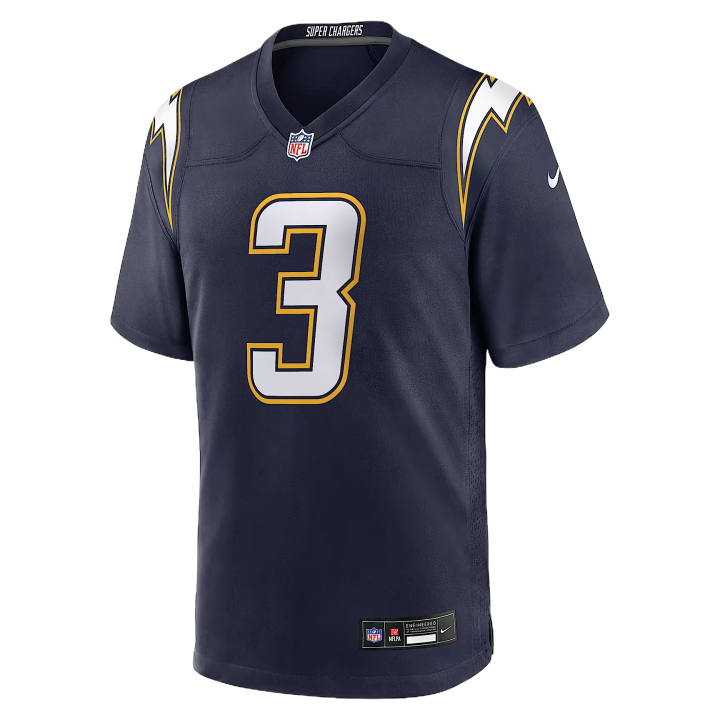 Nike Nike Rugby Jerseys Men's Marine Blue V Neck Moderate