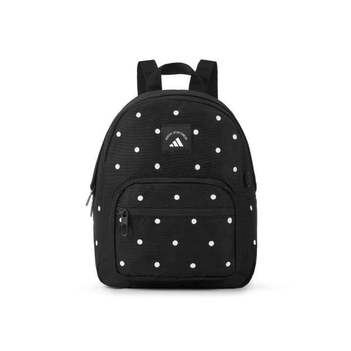 Adidas Adidas Backpacks Black With White Polka Dot
