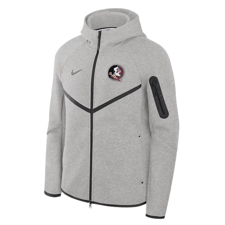 Nike Nike Florida State Sweatshirts Men's Gray Hooded Non Detachable Moderate