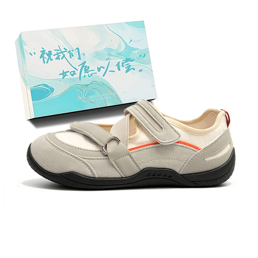 JBBCN Mary Jane Shoes Women's Gray/Beige/Green