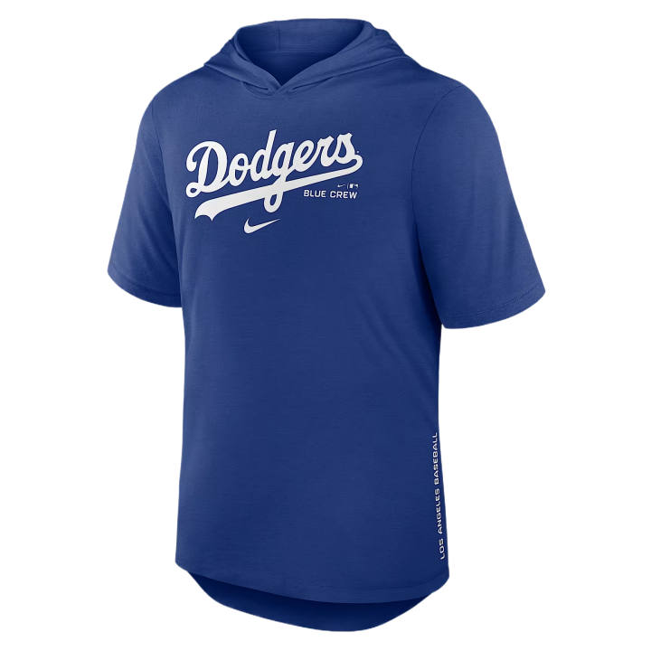 Nike Nike X MLB T Shirts Men's Royal Hooded Non Detachable Moderate