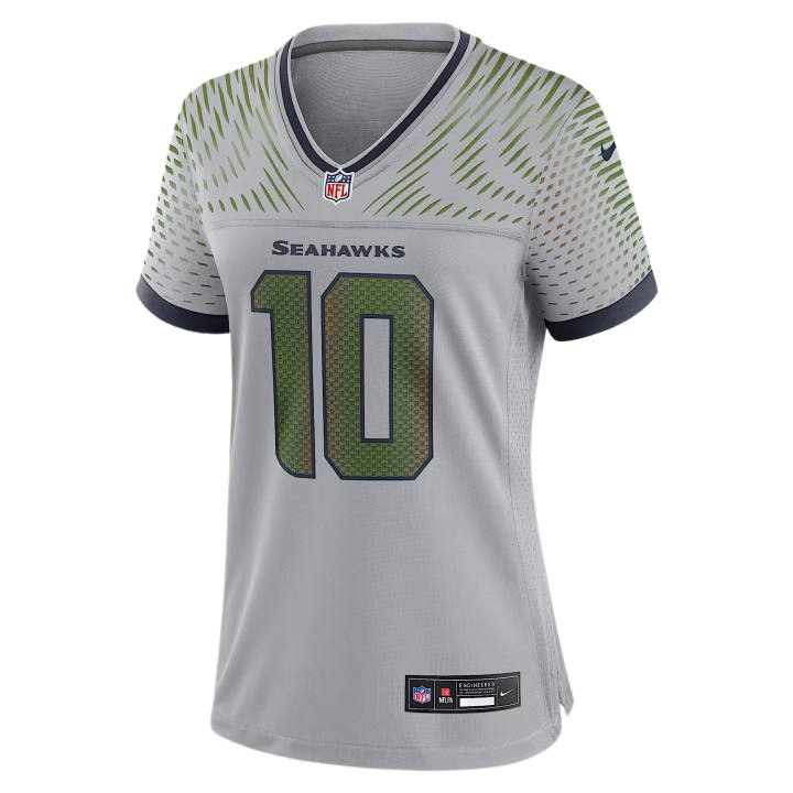 Nike Nike Rugby Jerseys Women's Gray V Neck Moderate