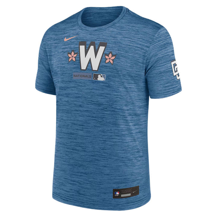 Nike Nike T Shirts Men's Marine Blue Crew Neck Moderate