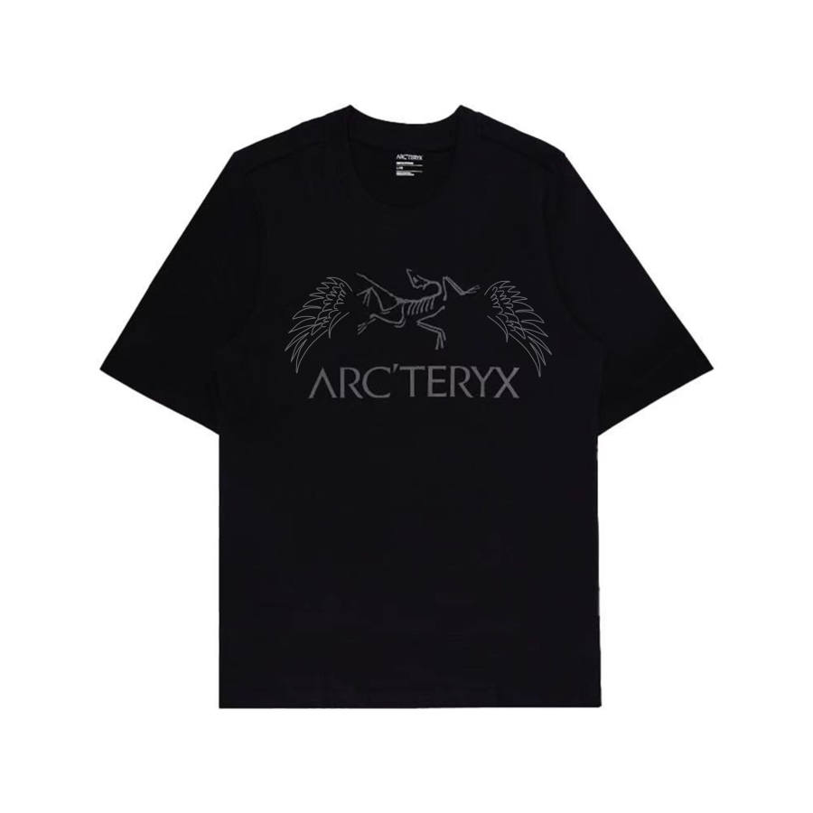 Arcteryx IONIA T Shirts Unisex Black/Black Crew Neck Thin