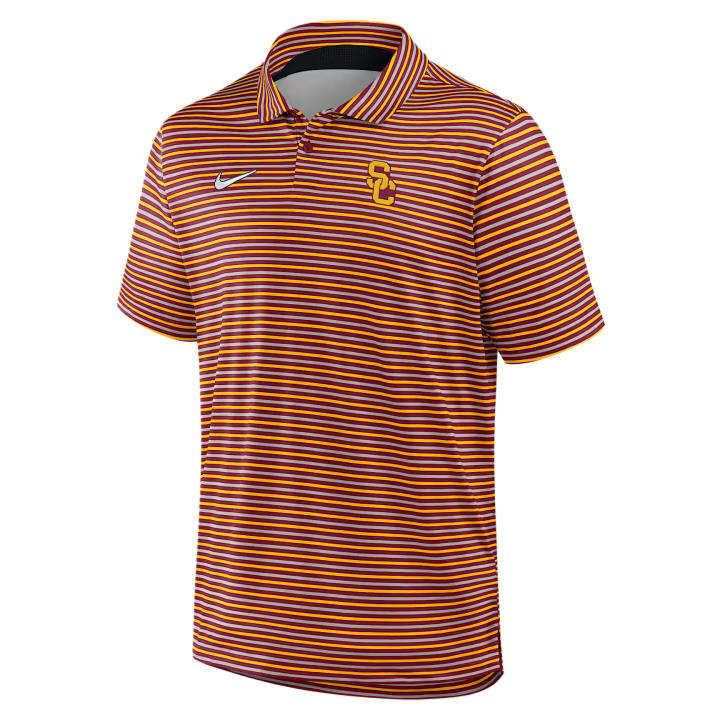 Nike Nike USC Polo Shirts Men's Dark Red Polo Collar Moderate Other