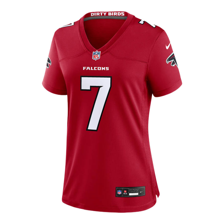 Nike Nike NFL Rugby Jerseys Women's Red V Neck Moderate