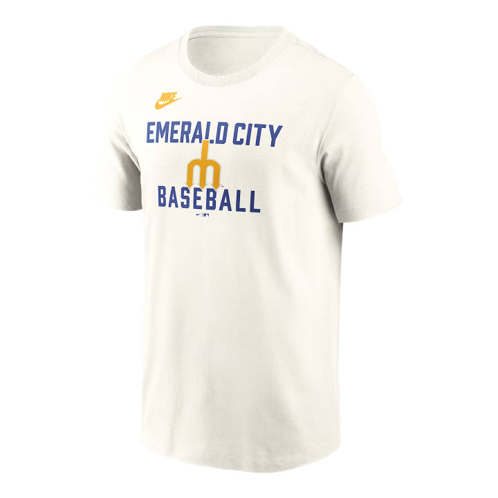 Nike Nike X MLB Baseball Jerseys Men's Cream Crew Neck Moderate