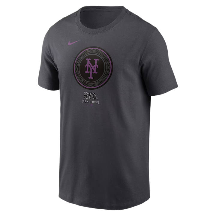 Nike Nike T Shirts Men's Anthracite Crew Neck Moderate