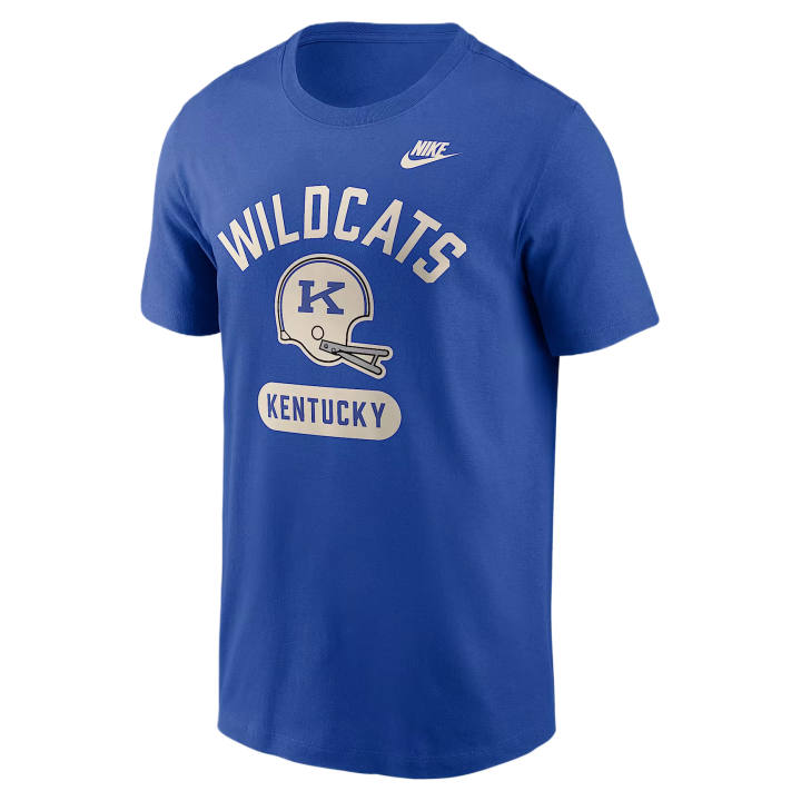 Nike Nike College T Shirts Men's Royal Crew Neck