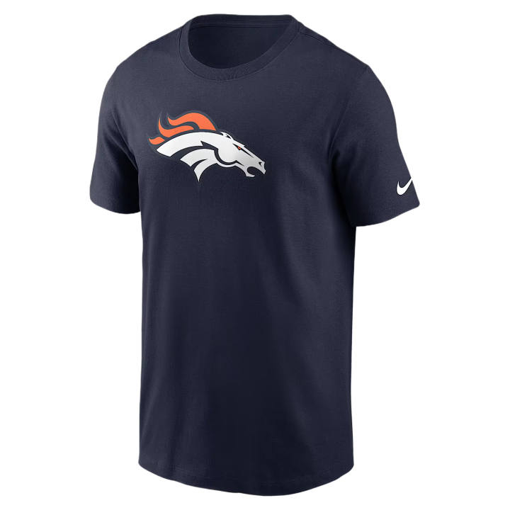 Nike Nike NFL T Shirts Men's Marine Blue Crew Neck Moderate