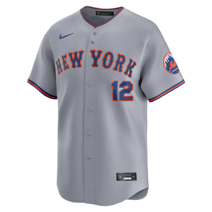 Nike Nike Dri FIT ADV Baseball Jerseys Men's Gray V Neck Moderate