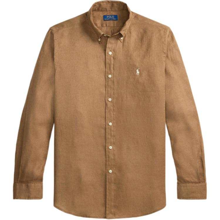 Polo Ralph Lauren Shirts Men's Coffee Lapel Moderate Other