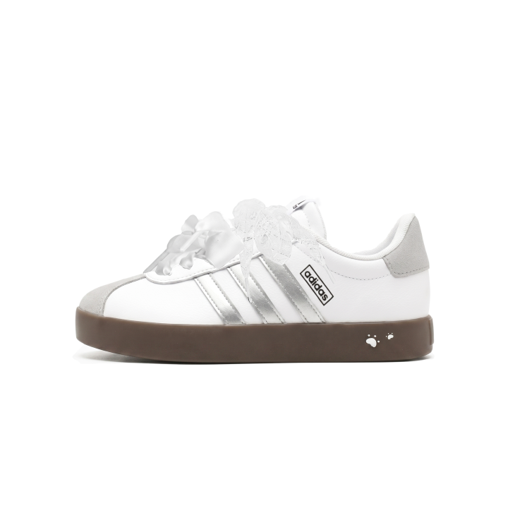 Adidas Adidas VL COURT 3.0 German Army Trainers Unisex Low Top Silver