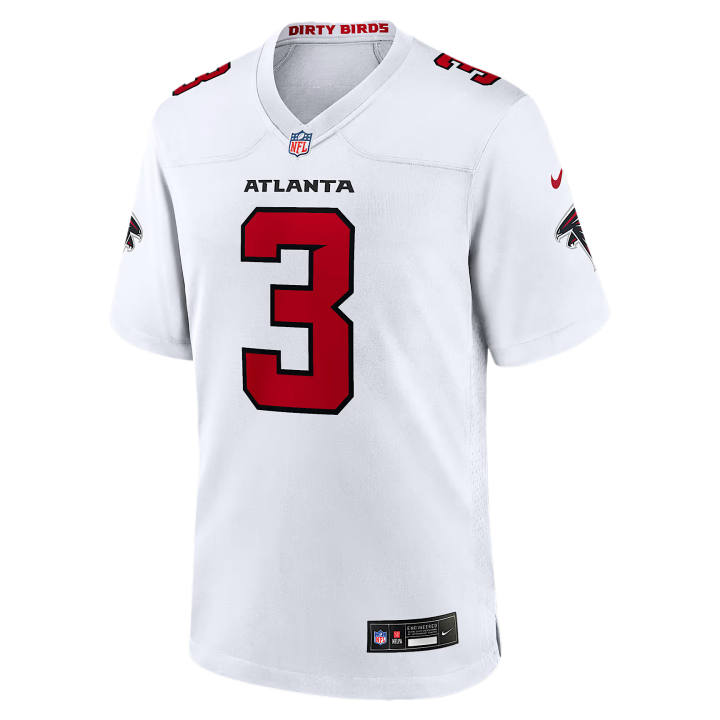 Nike Nike NFL Rugby Jerseys Men's White V Neck Moderate