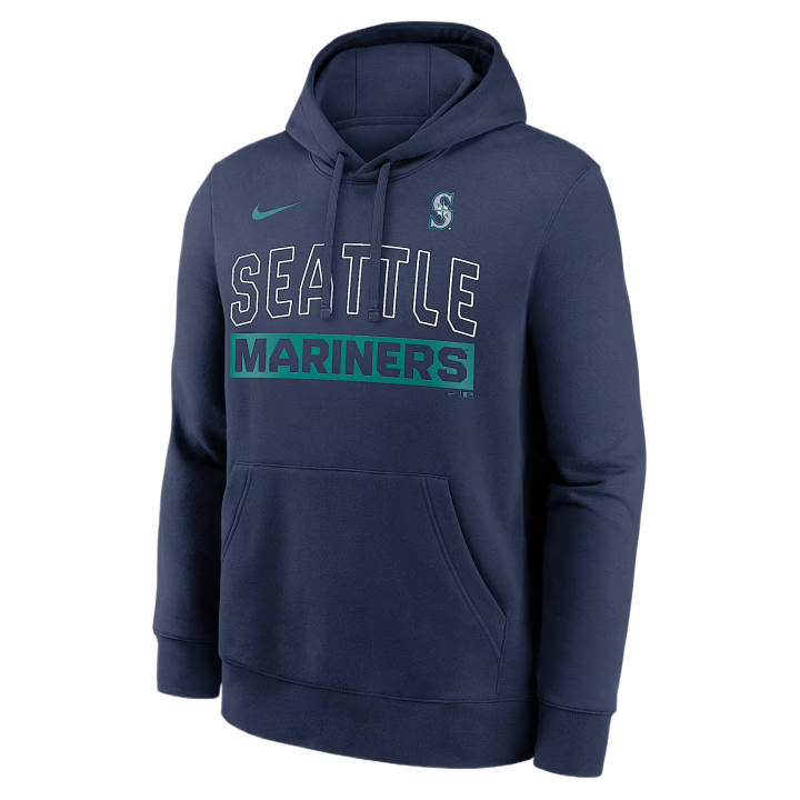 Nike Nike X MLB Sweatshirts Men's Marine Blue Hooded Non Detachable Moderate