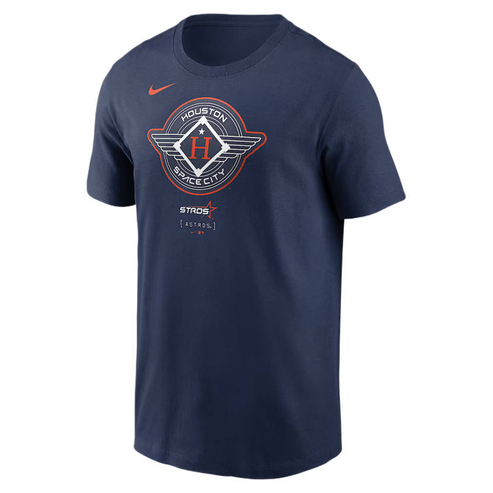 Nike Nike X MLB T Shirts Men's Midnight Blue Crew Neck Moderate