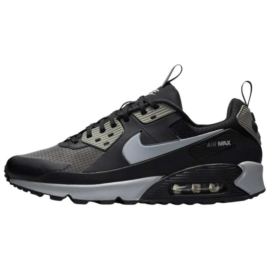Nike Nike Air Max 90 Running Shoes Unisex Black/Dark Brown/Reflective Silver/Wolf Gray