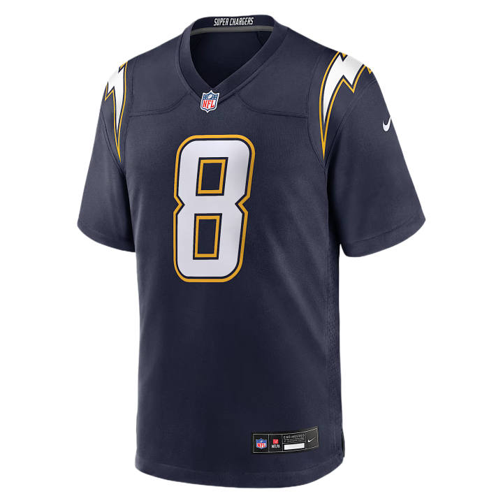 Nike Nike Rugby Jerseys Men's Marine Blue V Neck Moderate