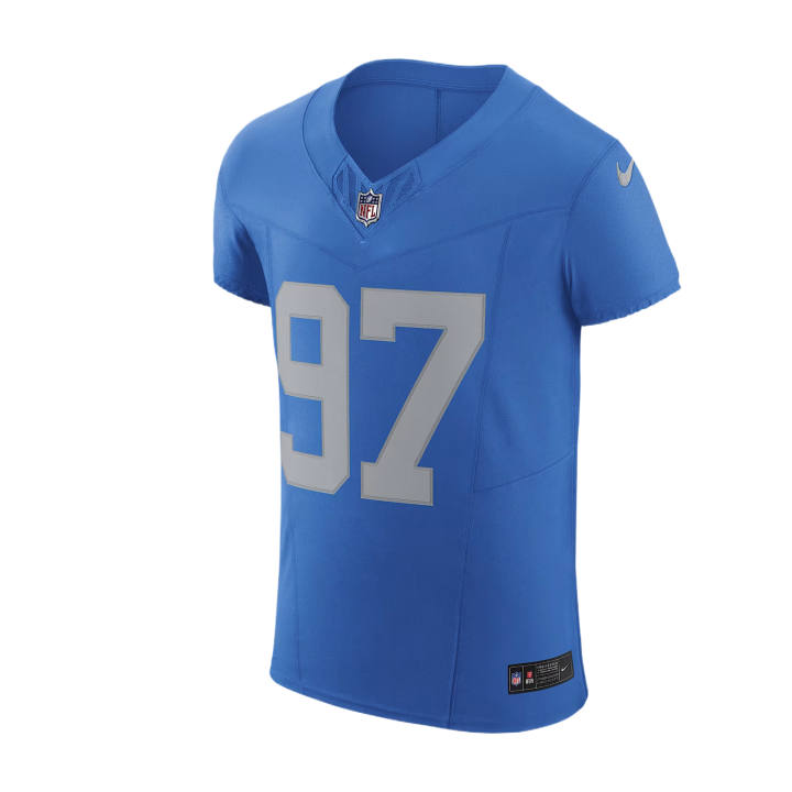 Nike Nike Rugby Jerseys Men's Blue V Neck Moderate