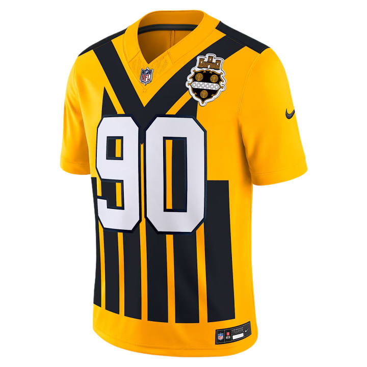 Nike Nike Dri Fit Rugby Jerseys Men's Gold V Neck Moderate