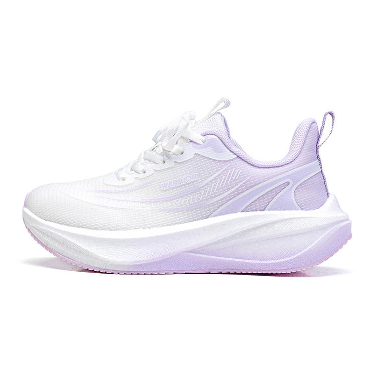 WARRIOR Running Shoes Women's Low Top White Light Purple