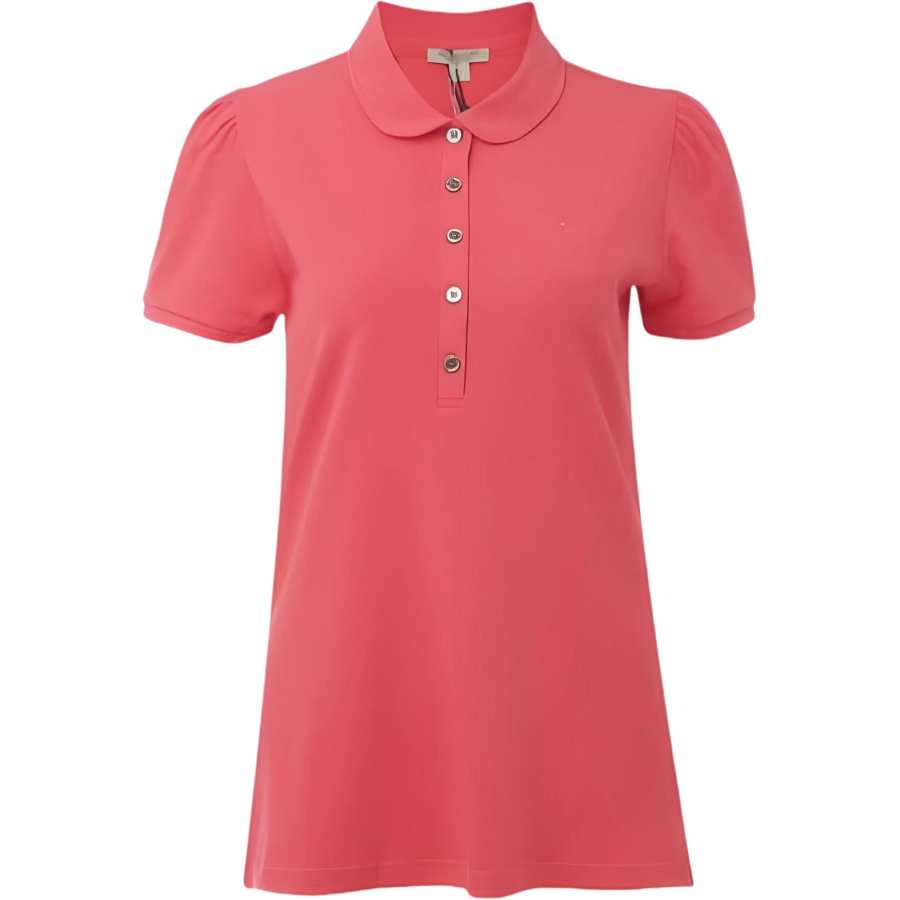 Burberry Polo Shirts Women's Watermelon Red Polo Collar Moderate Other