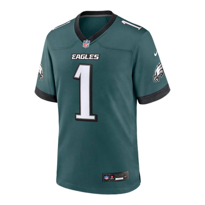 Nike Nike NFL Rugby Jerseys Men's Sports Blue Green V Neck Moderate