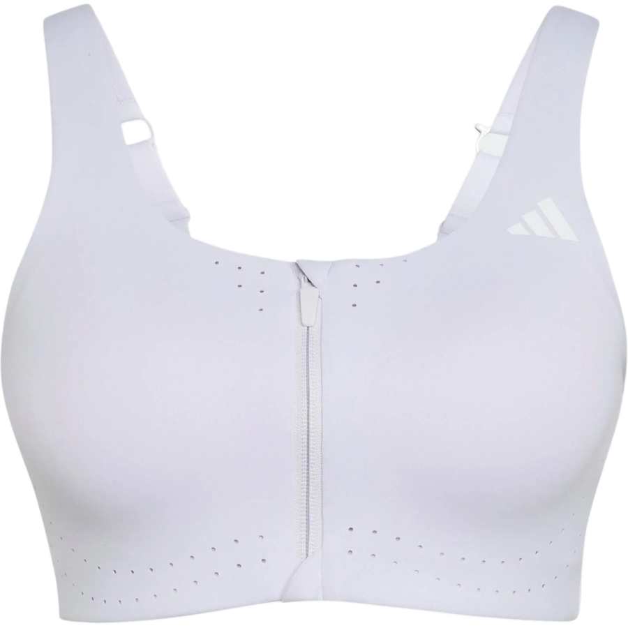 Adidas Adidas Sports Underwear Women's Light Purple Crew Neck Moderate