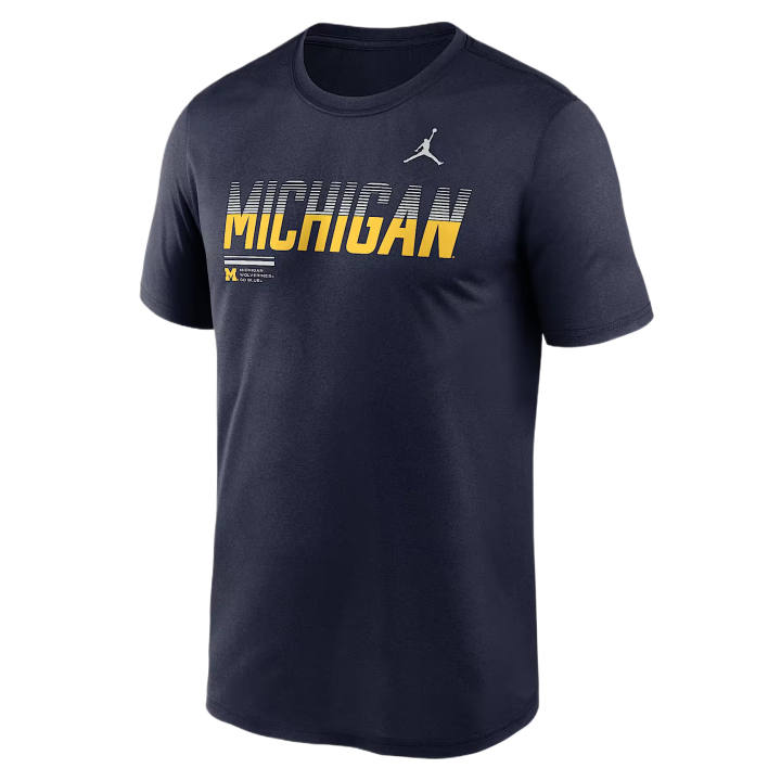 Jordan Jordan BRAND T Shirts Men's Marine Blue Crew Neck Moderate