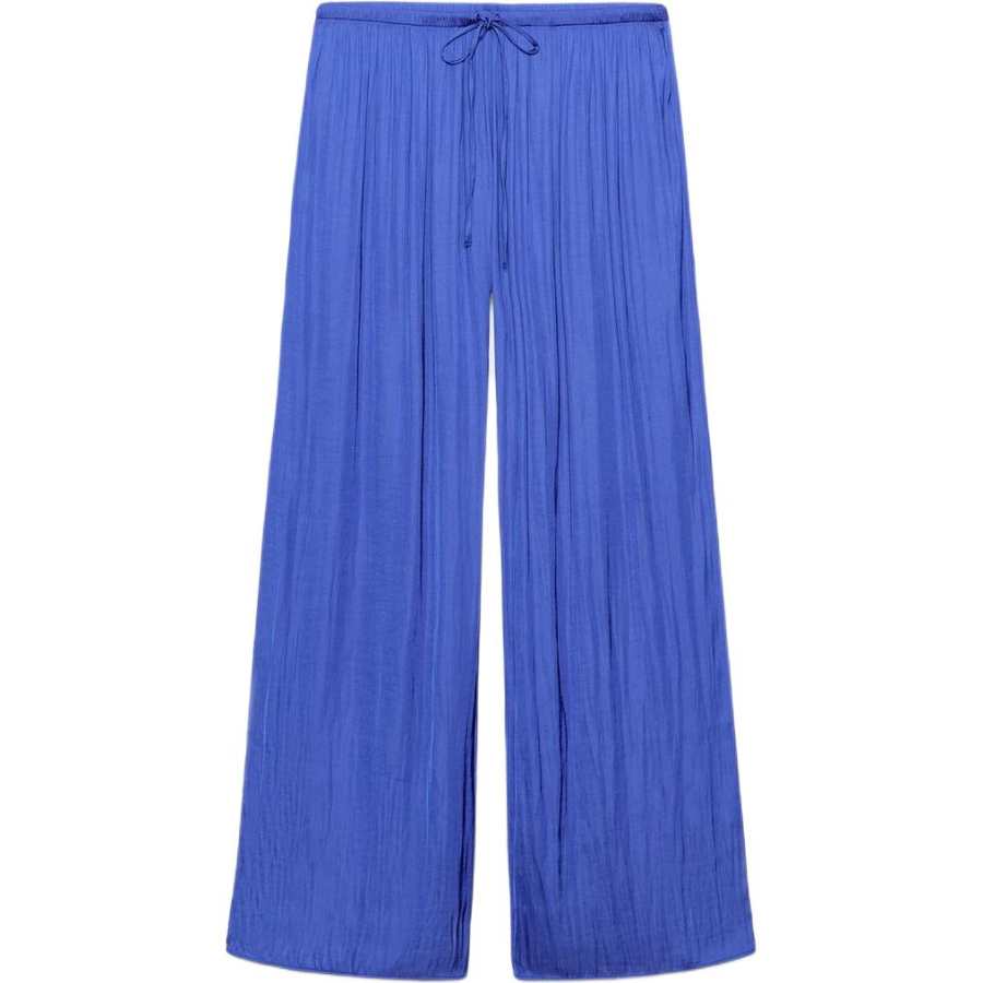 ZARA Casual Pants Women's Iron Blue Moderate Wide Leg Pants