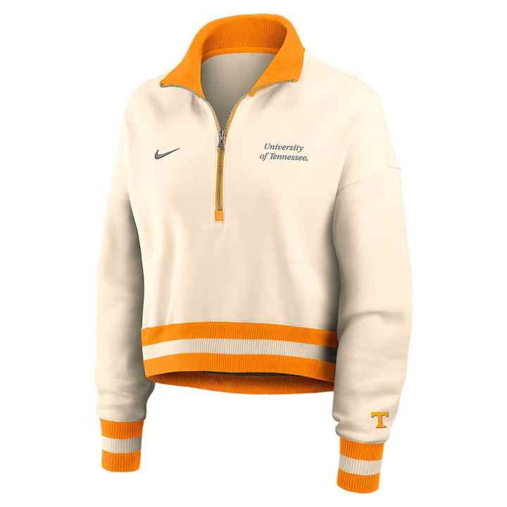 Nike Nike Knitwear Women's Tan/Beige Lapel Moderate