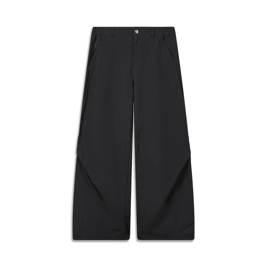 Li-Ning Li Ning Cargo Pants Women's Black Moderate Straight Fit Pants