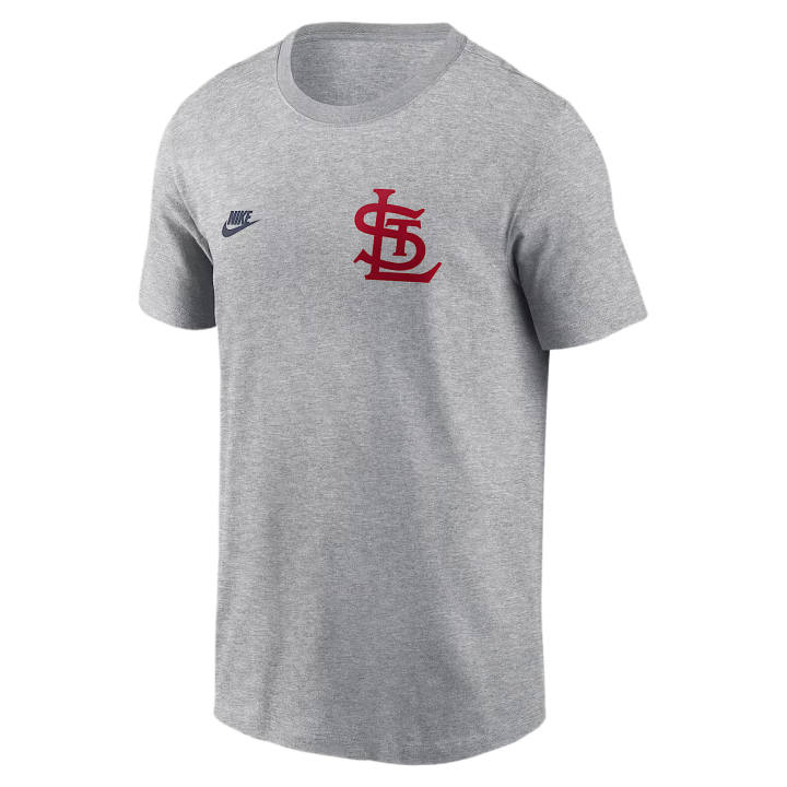 Nike Nike T Shirts Men's Charcoal Gray Heather Crew Neck Moderate