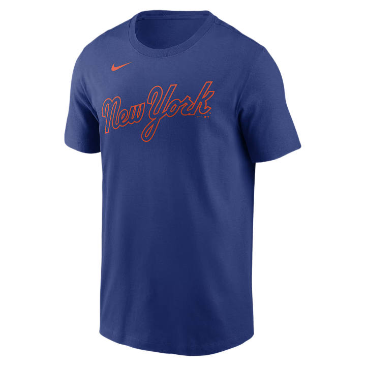 Nike Nike X MLB T Shirts Men's Royal Crew Neck