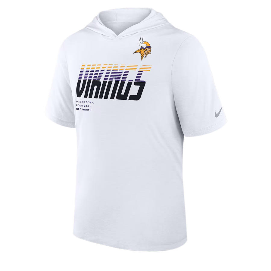 Nike Nike NFL T Shirts Men's White Hooded Non Detachable Moderate