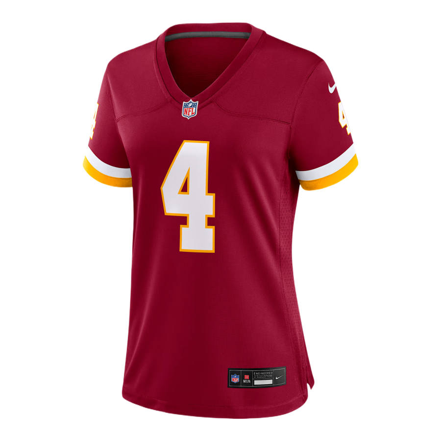 Nike Nike Rugby Jerseys Women's Burgundy Red V Neck Moderate