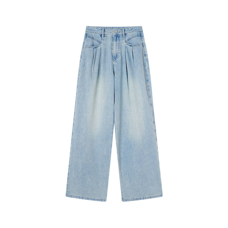XIANGYING Jeans Women's Denim Blue Moderate Other