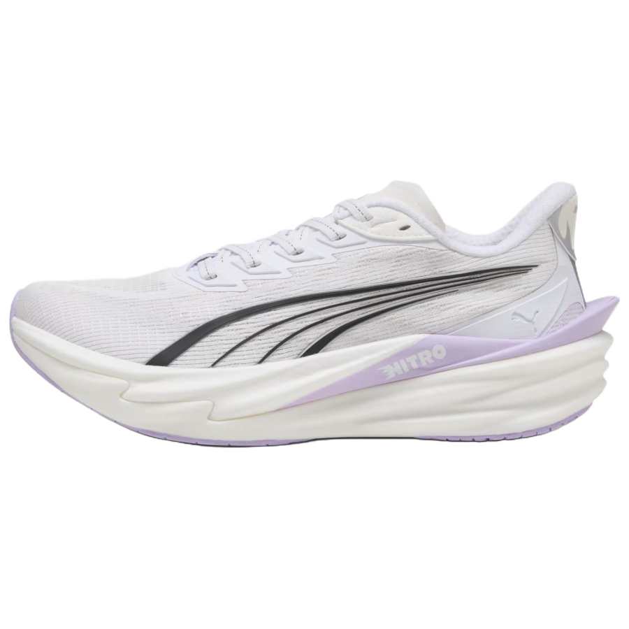 PUMA Deviate Nitro 4 Running Shoes Women's White Black Purple