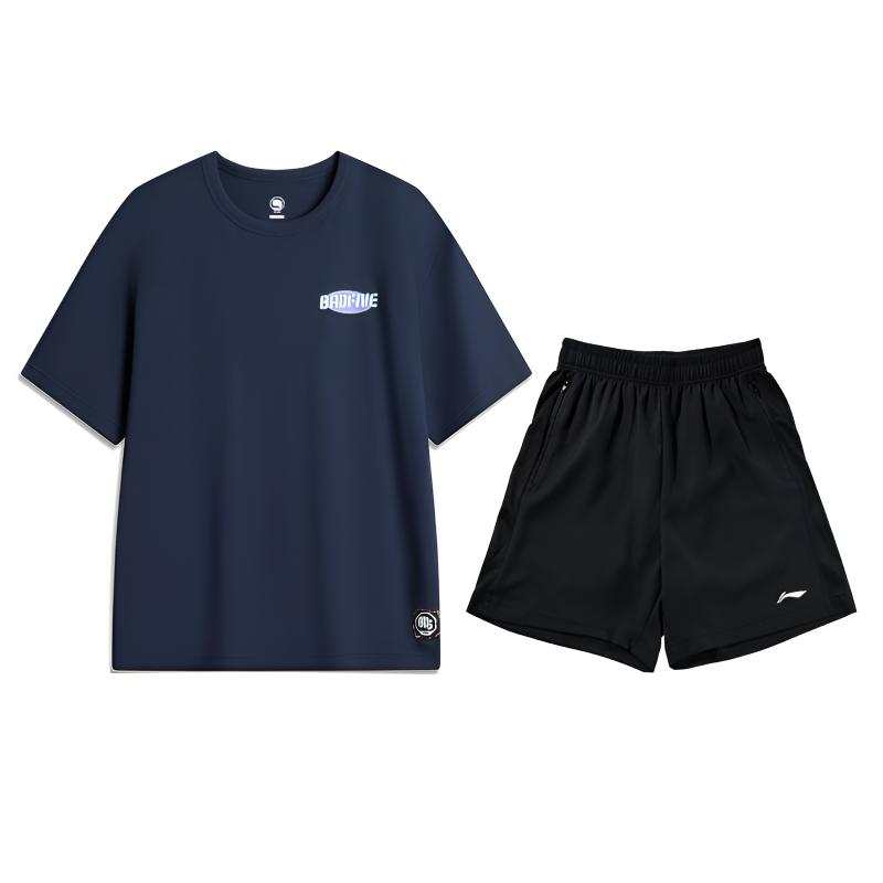 Li-Ning Li Ning Casual Sportswear Men's Crew Neck Moderate