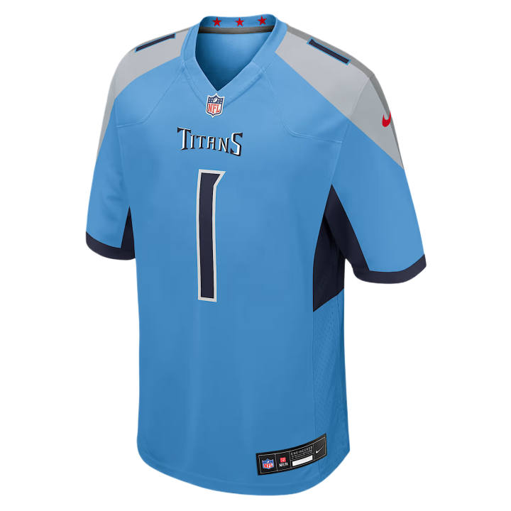 Nike Nike Rugby Jerseys Men's Light Blue V Neck Moderate