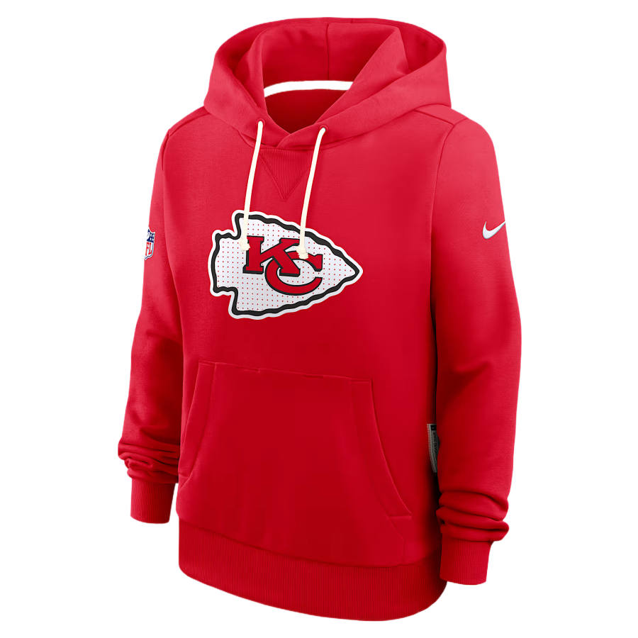 Nike Nike Sweatshirts Women's Red Hooded Non Detachable Moderate