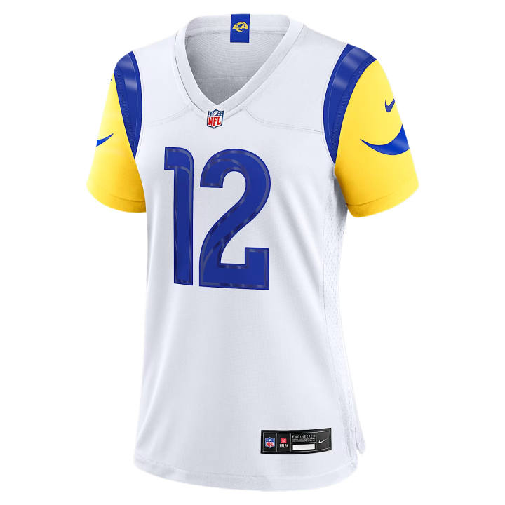 Nike Nike NFL Rugby Jerseys Women's White V Neck Moderate